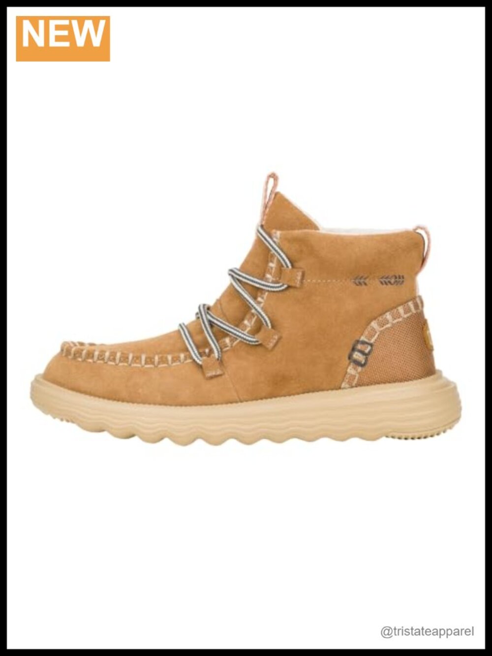 Women's Suede Ankle Boots Easy On Water Repellent Lightweight Lace Up